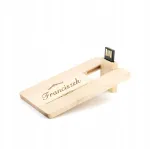 USB m&auml;lupulk 16 GB, puidust, MAPLE, nimegraveeringuga, kingiks