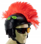Kleebis mootorrattakiivrile MOHAWK punane, unisex