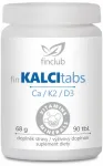 Kaltsiumi vitamiinid K2 ja D3-ga, 90 tbl, Finclub