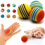 Pehme v&auml;rviline kassim&auml;nguasi &ndash; vahtpol&uuml;st&uuml;reeni pall, 4 cm