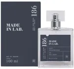 Parf&uuml;&uuml;mitud vesi MADE IN LAB 186, 100 ml, unisex