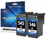 Tindikassettid Canon PG-545, CL-546, sobivad IP2850, MG2550, MG2950, TS3351, TS3451 printeritele