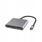 Type-C jaotur INF 2-&uuml;hes kahe HDMI v&auml;ljundiga