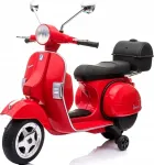 Laste elektriline t&otilde;ukeratas VESPA, 12V, 2 mootori, 45W, 2 ratast