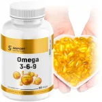Toidulisand OMEGA 3-6-9, 90 kapslit, EPA DHA kala&otilde;li INSPORT