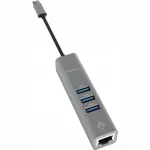 USB jagaja TerraTec Connect C2, 1x RJ45, 3x USB-A 3.0 (251735)
