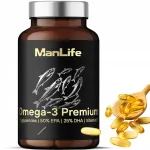 Toidulisand Omega 3 Premium, 1000 EPA, 500 DHA, 90 kapslit