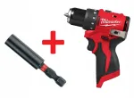 Milwaukee M12 BLDDRC-0 12V kruvikeeraja, 40 Nm, adapteriga