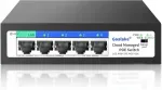 V&otilde;rgul&uuml;liti 5 Gigabit pordi, 1 SFP, 4 PoE, 52W, VLAN, 1 uplink