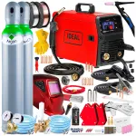 Poolautomaatne keevitusmasin IDEAL PRAKTIK MIG 201, LED, MMA, TIG, 230V, 200A