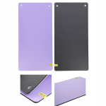 Joogamatt HMS Premium, 120x60 cm, 1,5 cm paks, aukudega, violetne