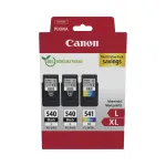 Canon 2x PG-540L musta + CL-541XL v&auml;rviline tindikassett