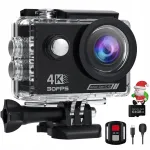 Action-kaamera 4K, 64G SD kaart, 40 m veealune, WiFi, 170&deg; nurk, 20 MP