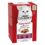Kassitoit Gourmet Mon Petit Duetto Duo intense Mix Meat kastmes 6x50g