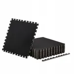 VEVOR p&otilde;randamatid, 12 tk., 61x61x1,4 cm, painduv must EVA vaht