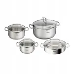 Tefal Duetto+ roostevabast terasest pottide komplekt, 8-osaline, G719S855