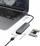 USB hub MMOBIEL, 4x USB-A, 5Gbps, alumiinium, eriti &otilde;huke