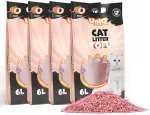 UniQ Pets &ouml;koloogiline bio-lahustuv virsiku l&otilde;hnaga tofu kassiliiv, 10 kg