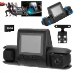 Auto videosalvesti 1080P FHD GPS, WiFi, tagumine ja k&uuml;lgkaamera