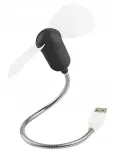 Mini USB ventilaator, 30 cm, vaikne, must