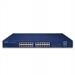Planet SGS-5240-24T4X l&uuml;liti, 24 Gigabit Ethernet porti, 10/100/1000 Mbps, sinine