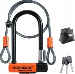 Jalgratta U-lukk KRYPTONITE EVOLUTION MINI-7 kaitsekaabliga