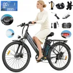 Elektrijalgratas ZAZAWORK C26PRO, 250W, 36V 20Ah, 25 km/h, 120 km, 26"