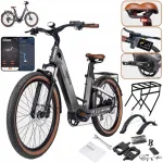 Elektriline jalgratas MIHOGO Air 900W 48V 19,2Ah, 26", kuni 40 km/h, rakendusega