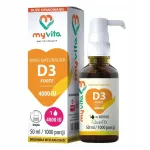 MyVita D3-vitamiin 4000 IU tilgad 50 ml