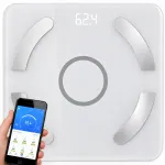 Nutika funktsiooniga anal&uuml;&uuml;tilised Bluetooth vannitoa kaalud, kuni 180 kg