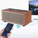 Puit retro Bluetooth k&otilde;lar FM/AM raadioga, 8W, v&otilde;imsad bassid, sobib kingituseks