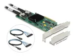 PCIe x8 8-pesaga SATA kaart Delock 90061 kaabliga