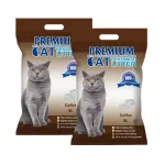 Coffee for Cat bentoniidist kobaratesse moodustuv kassihakk, 10 l (2 x 5 l)