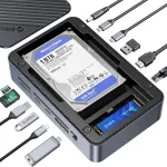 USB-C 12-&uuml;hes doks kahe SSD M.2 NVMe/SATA ja 4K HDMI-ga