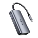USB-C hub llano lce12a2c, 5 porti, 4x USB-C, 10 Gb/s, PD 100W