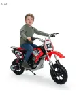 Elektrimootorratas INJUSA Motor Cross, punane, 24V