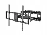 Seinale kinnitatav hoidik Equip 60"-120", 1TFT, 2 liigendit, 120kg, must