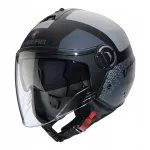 Mootorratturi kiiver CABERG Riviera V4X Alpha, must/hall matt, L suurus