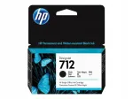 HP 712 must tindikassett, 38 ml, 3ED70A
