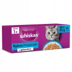 WHISKAS m&auml;rg kassitoit kalaga želees, 80 x 85 g