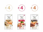 Kassikreem Natural Kitty Premium erinevates maitsetes, 12 x 48 g