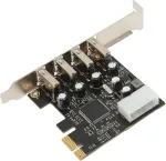 PCIe laienduskaart 4 USB 2.0 pordiga