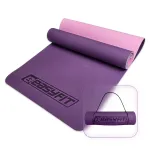 Joogamatt EasyFit TPE+TC, 6 mm, violetne-roosa