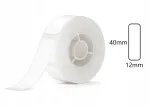 Valged kleebised Niimbot sarja printerile, 12x40 mm, 155 tk rullis