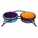Keraamiliste kausside komplekt &bdquo;Eat on Feet&ldquo;, 2 x 0,3 l, 12 cm, oranžid