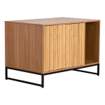 Kassimaja metalljalaga, 80x51x56,8 cm, puidust, SucceBuy