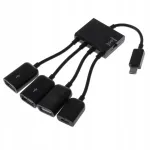 Micro USB OTG jagaja, Micro USB pistik USB pesasse