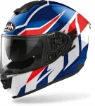 Motorratturi kiiver Airoh ST 501 Frost Blue/Red l&auml;ikiv, suurus XL