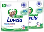 Lovela Family pesukapslite komplekt valgetele ja v&auml;rvilistele riietele, 2 x 32 tk