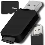 Micro SD XC 32GB m&auml;lukaart USB 2.0 kaardilugejaga, Class 10